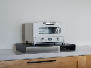 オーブントースターやレンジ置きのスペースにも活躍