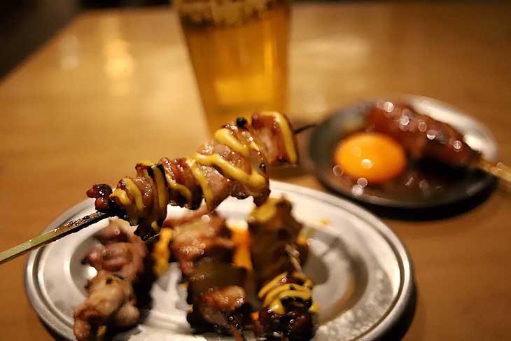 純けいの旨味と歯ごたえを知ってしまうと若鶏はちょっと物足りない感じ